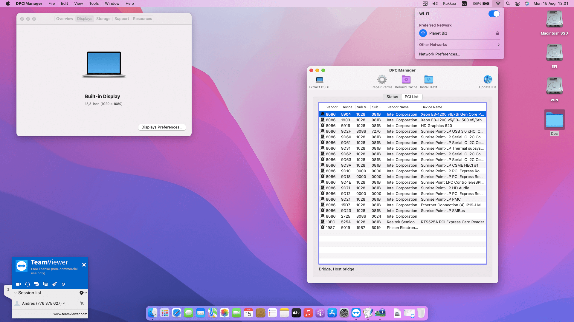 Dell Latitude 7390 2nd [KabyLake   Intel HD 620 + I2C]   OpenCore 2